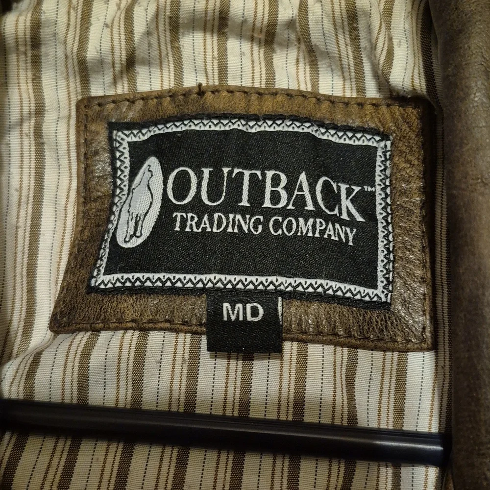 OutbackTrading Brown Leather Vest - Picture 3 of 5